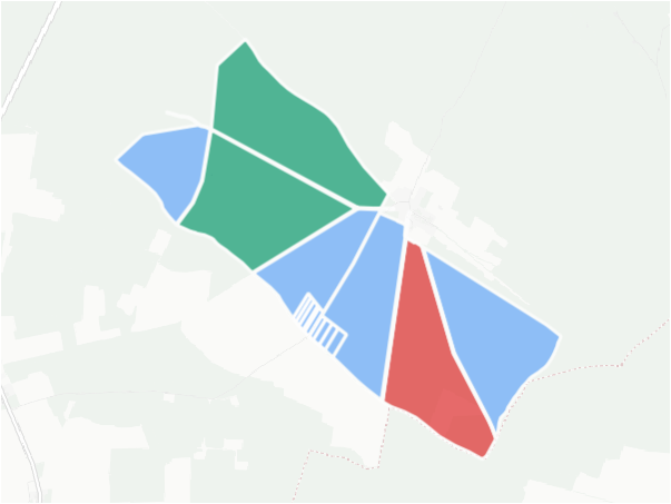 Land parcel map for renewables project development